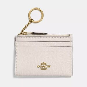 Coach Mini Skinny ID Cardholder Wallet | Chalk Cream White